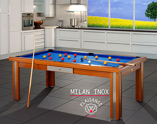 Billard Milan 210 inox